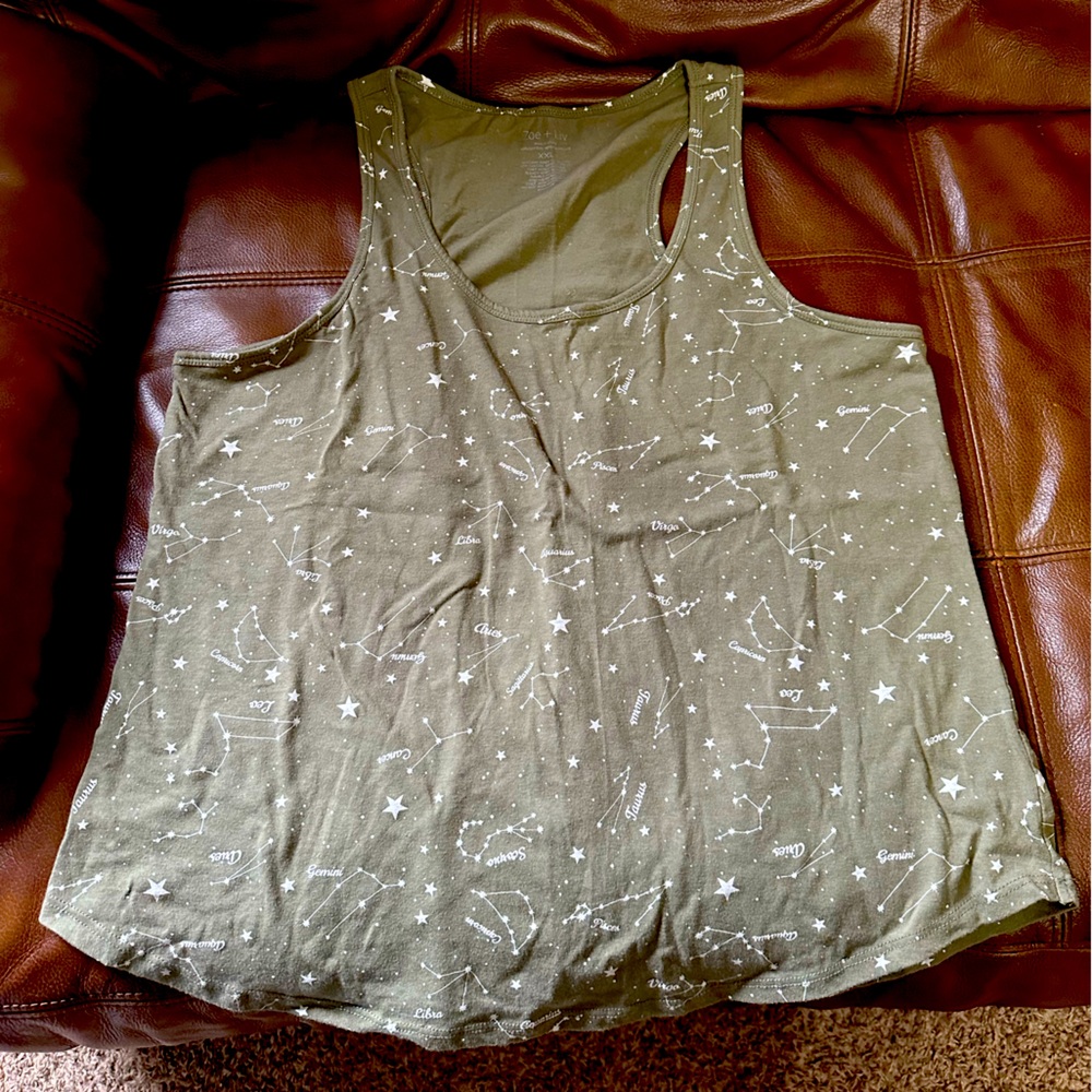 Racer Back Constellation Tank